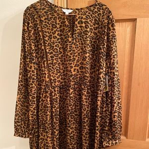 Cheetah Print Dress